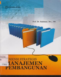 Image of DIMENSI STRATEGIS MANAJEMEN PEMBANGUNAN.