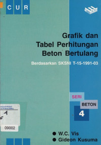 Image of Grafik & Tabel Perhitungan Beton Bertulang: Berdasarkan SKSNI T-15-1991-03