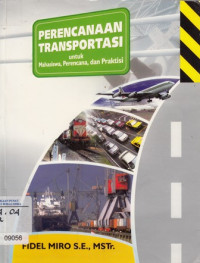 Image of Perencanaan Transportasi: untuk Mahasiswa, Perencana, dan Praktisi