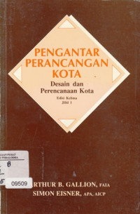 Image of Pengantar Perancangan Kota Jilid 1