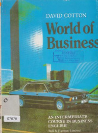 Image of The World of Business an Intermediate Course in Business English