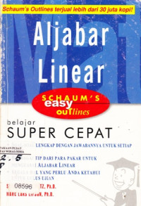 Image of Aljabar linear,belajar super cepat