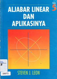 Image of Aljabar linear dan aplikasinya