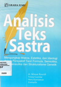 Image of Analisis Teks Sastra