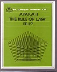 Image of Apakah The Rule of Law Itu?