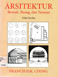 Image of Arsitektur Bentuk, Ruang, Dan Tatanan