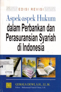 Image of Aspek-Aspek Hukum Dalam Perbankan Dan Perasuransian Syariah Di Indonesia.