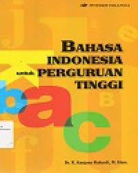 Image of Bahasa Indonesia Untuk Perguruan Tinggi