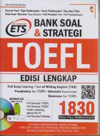 Image of Bank Soal & Strategi TOEFL : Edisi Lengkap