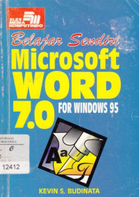 Image of Belajar Sendiri Microsoft Word 7.0 For Windows 95