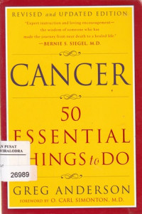 Image of Cancer 50 Essential Things To Do