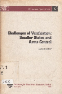 Image of Challenges of verification: smaller states and arms control
