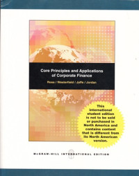 Image of Core Principles and Applications of Corporate Finance