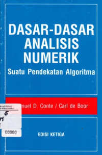 Image of Dasar - dasar analisis numerik suatu pendekatan algoritma