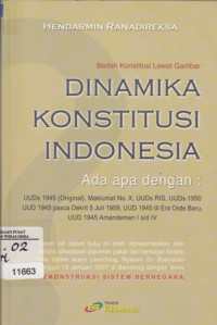 Image of Dinamika Konstitusi Indonesia: Bedah Konstitusi lewat Gambar