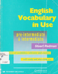 Image of English Vocabulary In Use pre-intermediate and intermediate