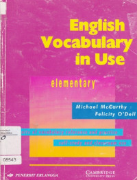 Image of English Vocabulary In Use elementary