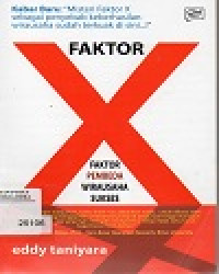 Image of Faktor X Faktor Pembeda Wirausaha Sukses