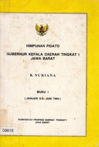 Image of Himpunan Pidato Gubernur Kepala Daerah Tingkat 1 Jawa Barat