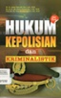 Image of Hukum Kepolisian dan Kriminalistik