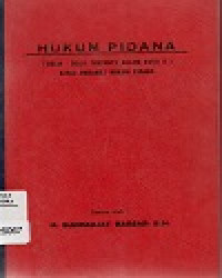 Image of Hukum Pidana