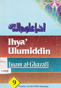 Image of Ihya' Ulumiddin Jilid 9