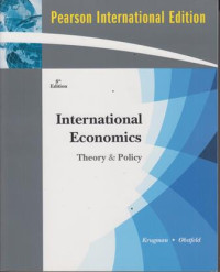 Image of International Economics : Theory & Policy