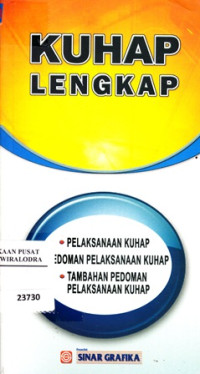 Image of KUHAP Lengkap