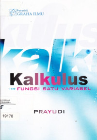 Image of Kalkulus fungsi dan variabel