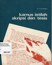 Image of Kamus Istilah Skripsi dan Tesis