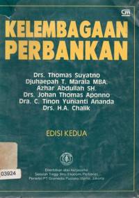 Image of Kelembagaan Perbankan