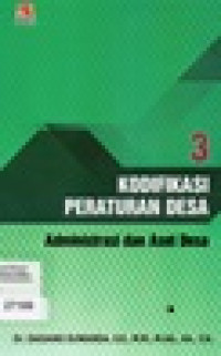 Image of Kodifikasi Peraturan Desa : Administrasi Dan Aset Desa