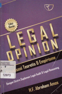 Image of Legal Opinion: Aktualisasi Teoritis & Empiris Dengan Ekstra Suplemen Legal Audit & Legal Reasonning