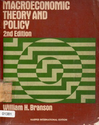 Image of Macroeconomic Theory And Policy