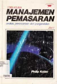Image of Manajemen Pemasaran Analisis Perencanaan dan Pengendalian