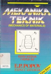 Image of Mekanik Teknik : Mechanics Of Materials