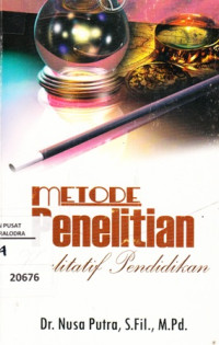 Image of Metode penelitian : Kuantitatif pendidikan
