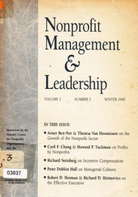 Image of Nonprofit Management dan Leadership