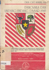 Image of Pancasila dan undang-undang dasar 1945