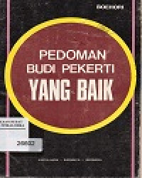 Image of PEDOMAN BUDI PEKERTI YANG BAIK