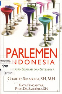 Image of Parlemen Indonesia : Lintasan Sejarah dan Sistemnya