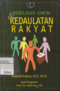 Image of Pemilihan umum dan kedaulatan rakyat