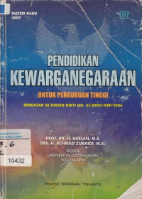 Image of Pendidikan kewarganegaraan