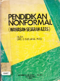 Image of Pendidikan nonformal (wawasan-sejarah-azas)
