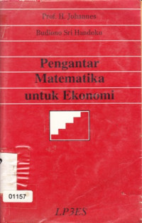 Image of Pengantar matematika untuk ekonomi