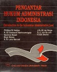 Image of Pengantar Hukum Administrasi Indonesia