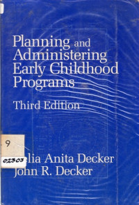 Image of Planning and administering early childhood programs