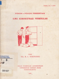 Image of Pokok-Pokok Pengertian ilmu Administrasi Perbekalan