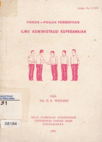 Image of Pokok-pokok Pengertian Administrasi Ilmu Administrasi Kepegawaian