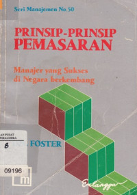 Image of Prinsip-prinsip Pemasaran : Manajer yang Sukses di Negara Berkembang